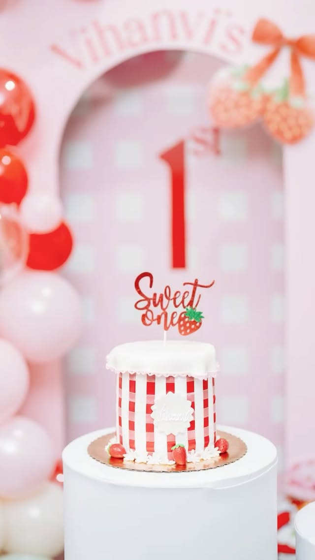 First birthday event décor